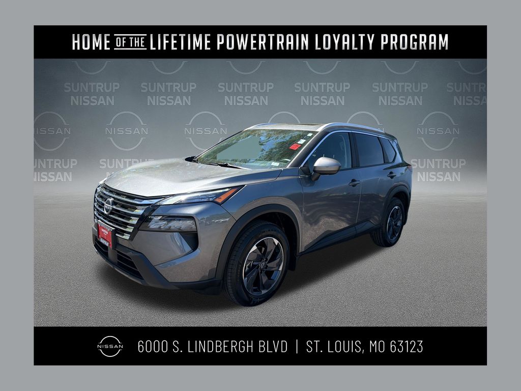 Gray (Gun Metallic) 2025 Nissan Rogue SUV / Crossover Front-Wheel Drive Continuously Variable Transmission