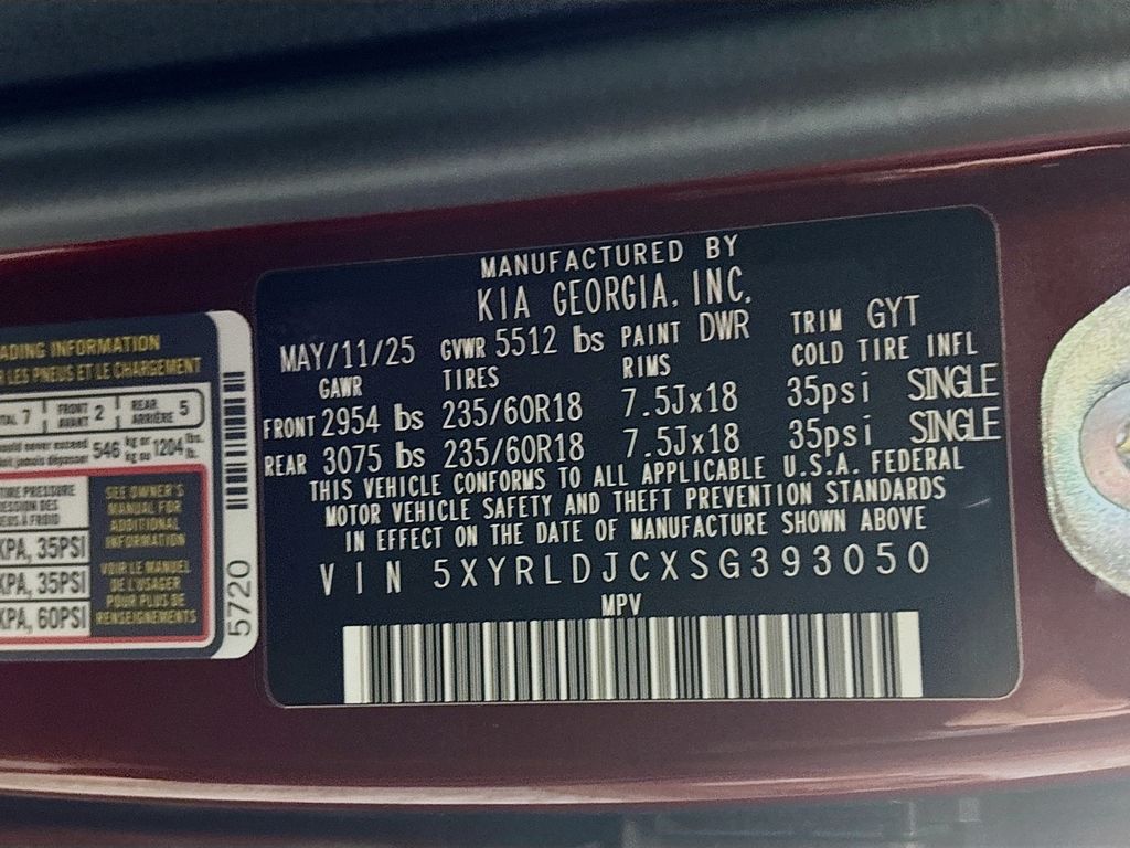 2025 Kia Sorento S