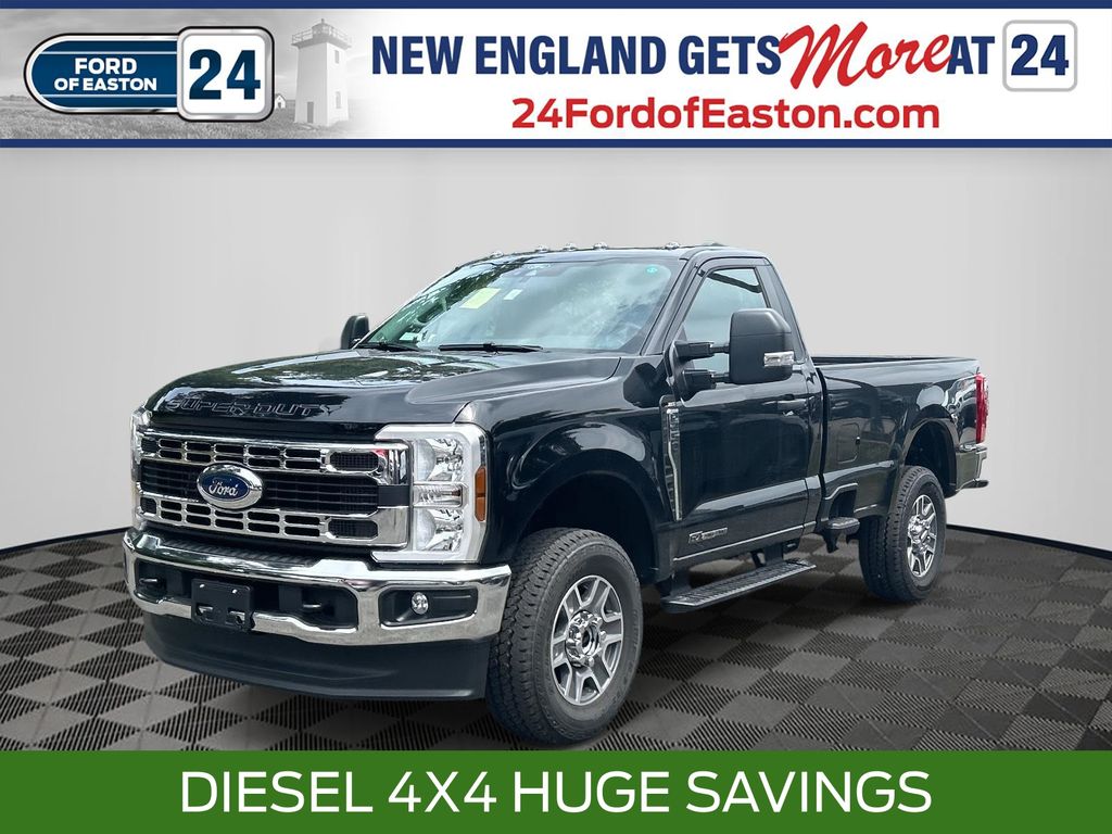 Black Metallic 2025 Ford F-250 Super Duty XLT Regular Cab LB 4WD Pickup Truck Four-Wheel Drive Automatic