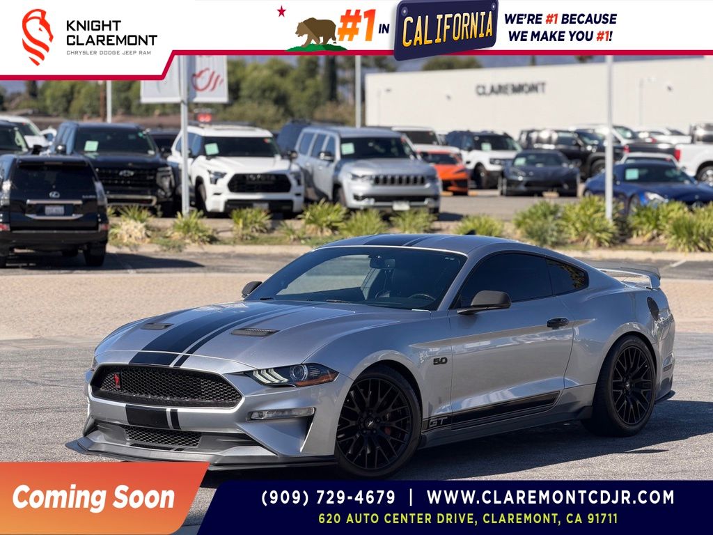Silver Metallic 2020 Ford Mustang Coupe Rear-Wheel Drive Automatic