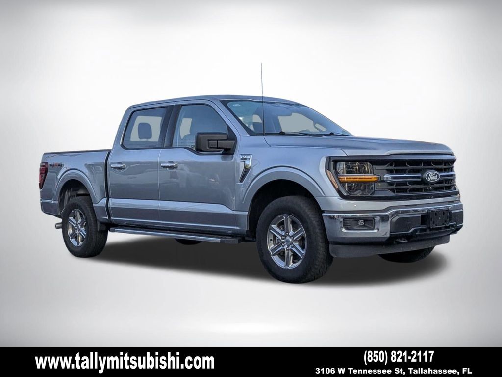 Silver Metallic 2025 Ford F-150 Pickup Truck Four-Wheel Drive Automatic