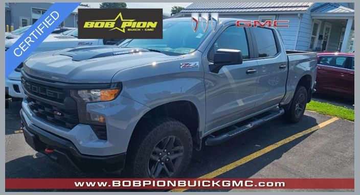 Slate Gray Metallic 2024 Chevrolet Silverado 1500 Pickup Truck Four-Wheel Drive 8-Speed Automatic