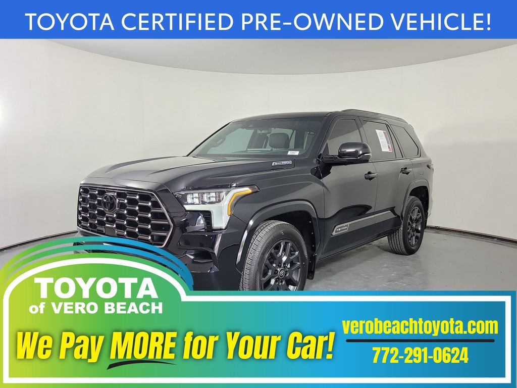 Midnight Black Metallic 2026 Toyota Sequoia Platinum 4WD SUV / Crossover Four-Wheel Drive Automatic