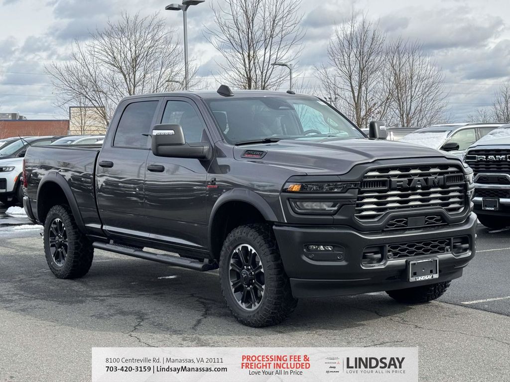 Gray (Granite Crystal Metallic Clearcoat) 2026 RAM 2500 Tradesman Crew Cab 4WD Pickup Truck Four-Wheel Drive 8-Speed Automatic