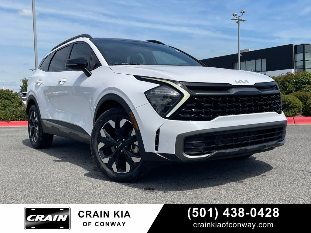 Glacial White Pearl 2023 Kia Sportage X-Line AWD SUV / Crossover All-Wheel Drive 8-Speed Automatic