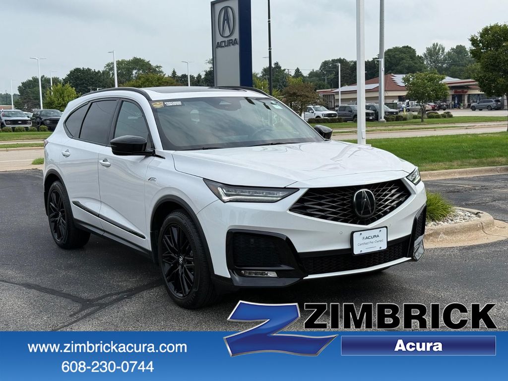 Platinum White Pearl 2025 Acura MDX SUV / Crossover All-Wheel Drive Automatic