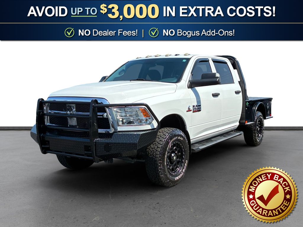 Bright White Clearcoat 2018 RAM 2500 Pickup Truck Four-Wheel Drive 6-Speed Automatic
