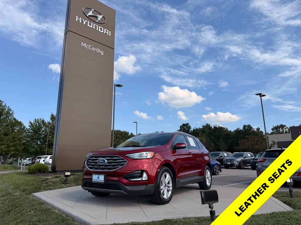 Ruby Red Metallic 2019 Ford Edge SUV / Crossover All-Wheel Drive 8-Speed Automatic