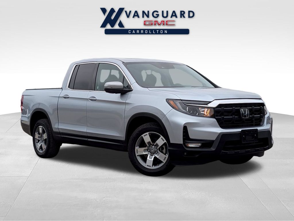 Sonic Gray Pearl 2025 Honda Ridgeline Pickup Truck All-Wheel Drive 9-Speed Automatic