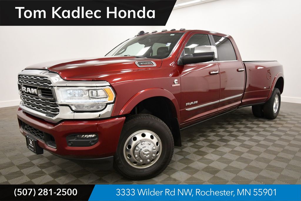 Red 2022 RAM 3500 Pickup Truck Four-Wheel Drive 6-Speed Automatic