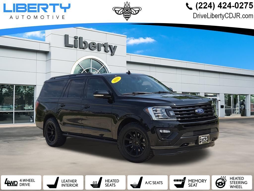 Shadow Black 2018 Ford Expedition SUV / Crossover Four-Wheel Drive Automatic