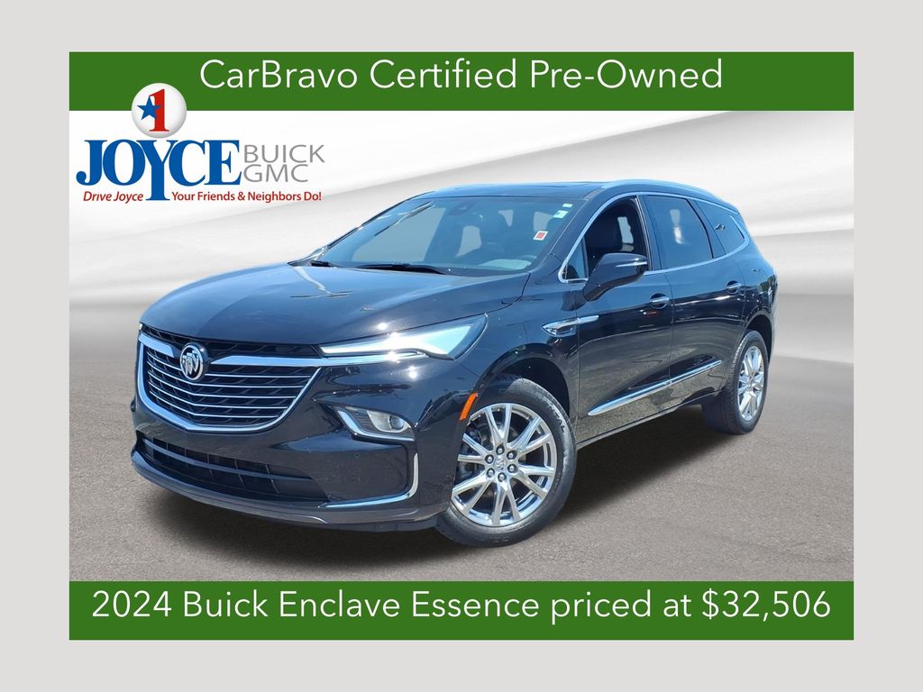 Black (Ebony Twilight Metallic) 2024 Buick Enclave SUV / Crossover Four-Wheel Drive 9-Speed Automatic