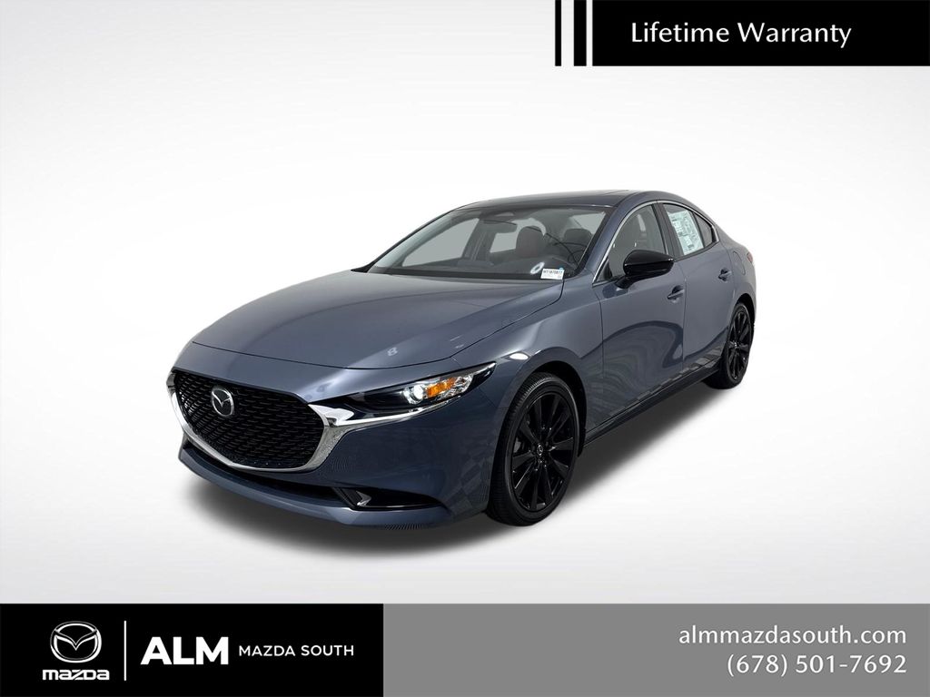 Polymetal Gray Metallic 2026 Mazda MAZDA3 2.5 S Carbon Edition Sedan AWD Sedan All-Wheel Drive 6-Speed Automatic