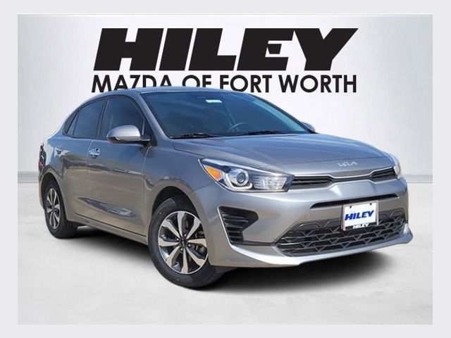 Steel Gray 2022 Kia Rio Sedan Front-Wheel Drive Continuously Variable Transmission