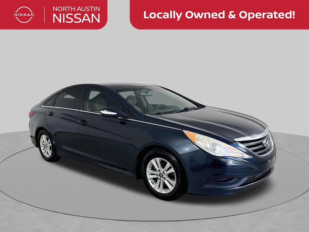 Pacific Blue Pearl 2014 Hyundai Sonata Sedan Front-Wheel Drive 6-Speed Automatic