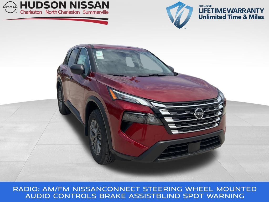 2025 Scarlet Ember Tintcoat Nissan Rogue S SUV