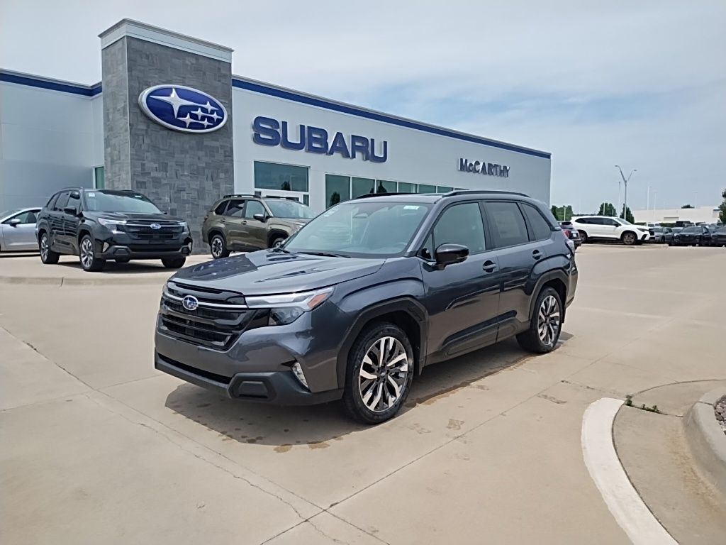 Gray 2026 Subaru Forester Touring Crossover AWD SUV / Crossover All-Wheel Drive Continuously Variable Transmission