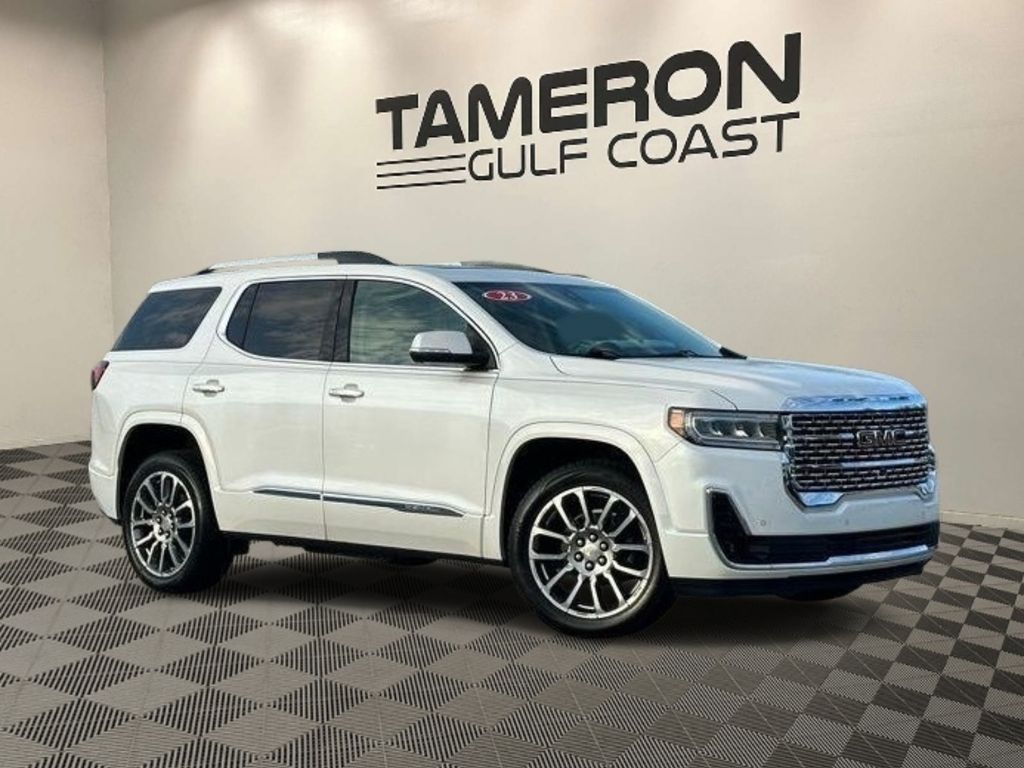 White Frost Tricoat 2023 GMC Acadia Denali FWD SUV / Crossover Front-Wheel Drive 9-Speed Automatic