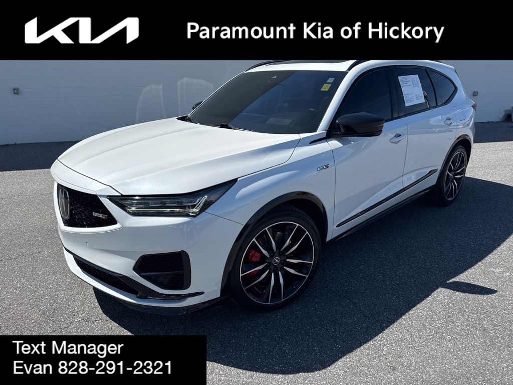 Platinum White Pearl 2022 Acura MDX Type S SH-AWD with Advance Package SUV / Crossover All-Wheel Drive Automatic