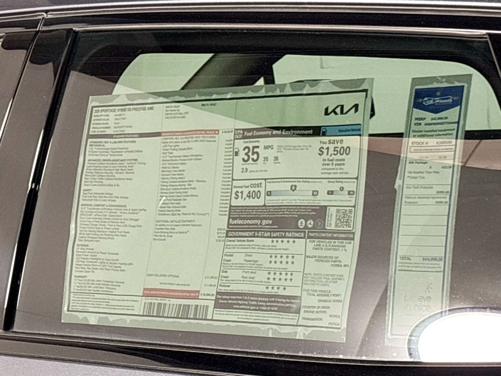 2026 Kia Sportage Hybrid SX-Prestige