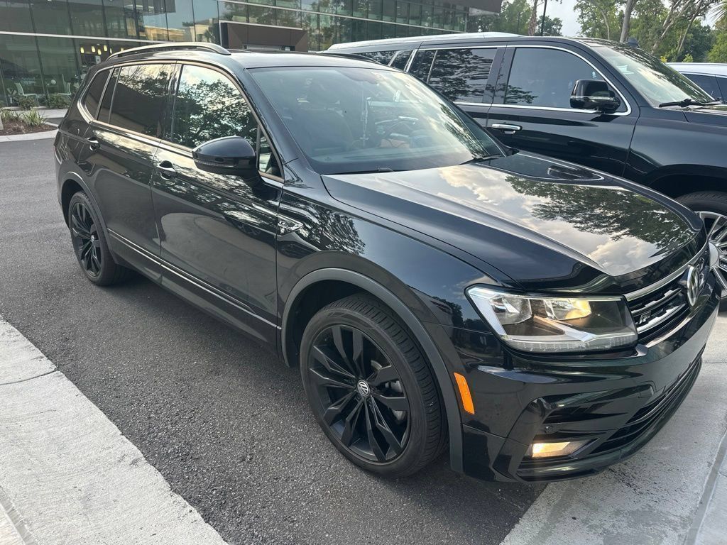 Deep Black 2021 Volkswagen Tiguan SUV / Crossover Front-Wheel Drive 8-Speed Automatic