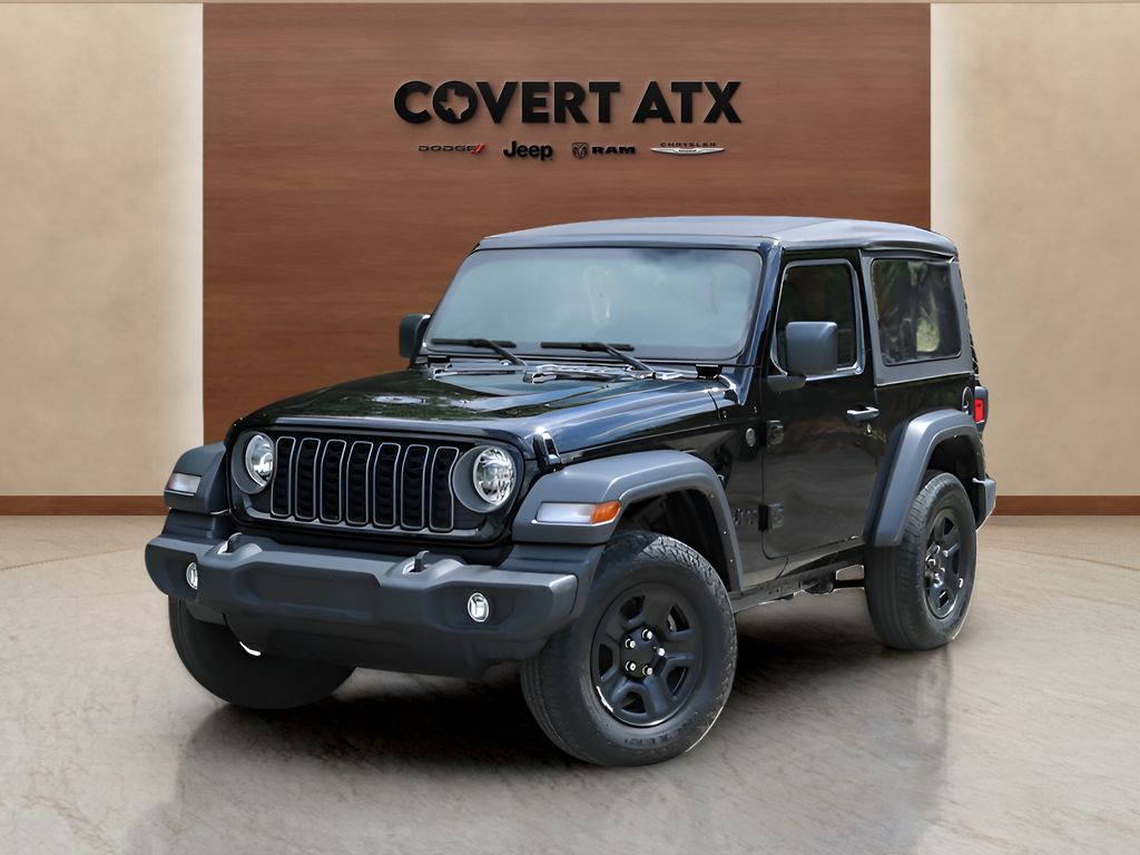 Black Clearcoat 2025 Jeep Wrangler SUV / Crossover Four-Wheel Drive 6-Speed Manual