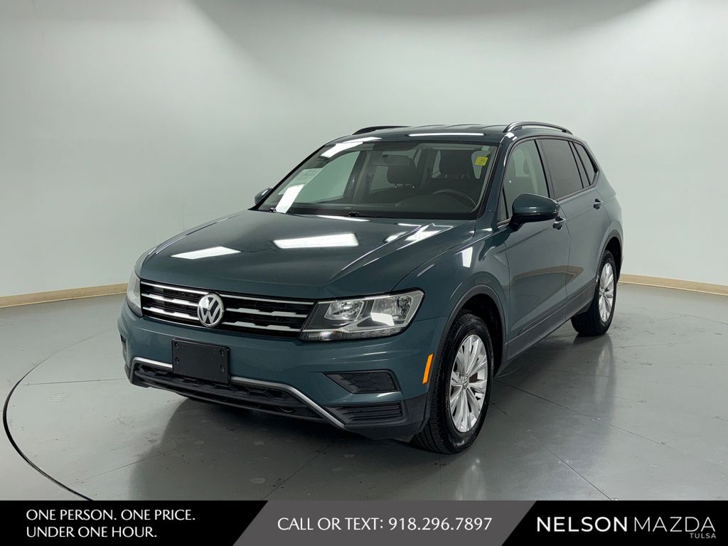 Blue Metallic 2019 Volkswagen Tiguan SUV / Crossover Front-Wheel Drive 8-Speed Automatic