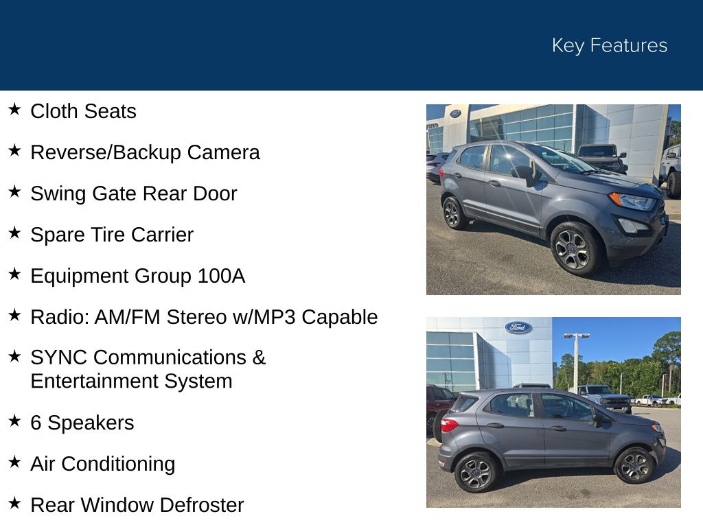 2018 Ford EcoSport S