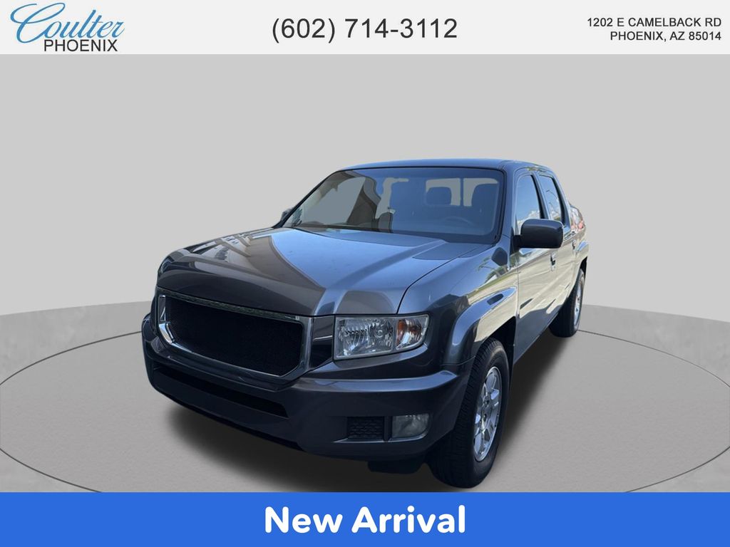 Polished Metal Metallic 2012 Honda Ridgeline Pickup Truck Four-Wheel Drive 5-Speed Automatic