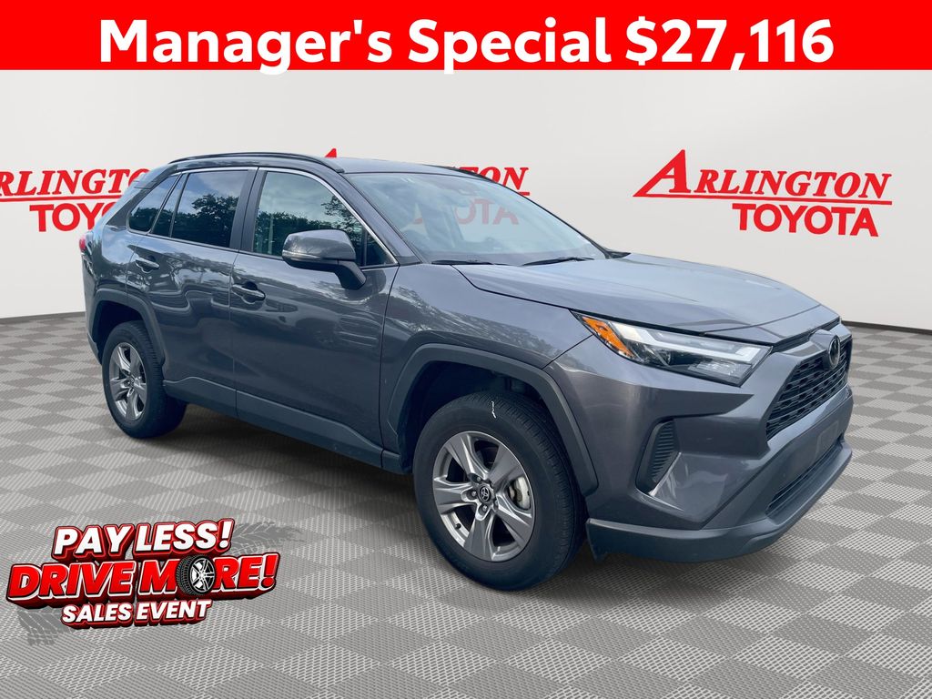 Magnetic Gray Metallic 2024 Toyota RAV4 SUV / Crossover All-Wheel Drive 8-Speed Automatic
