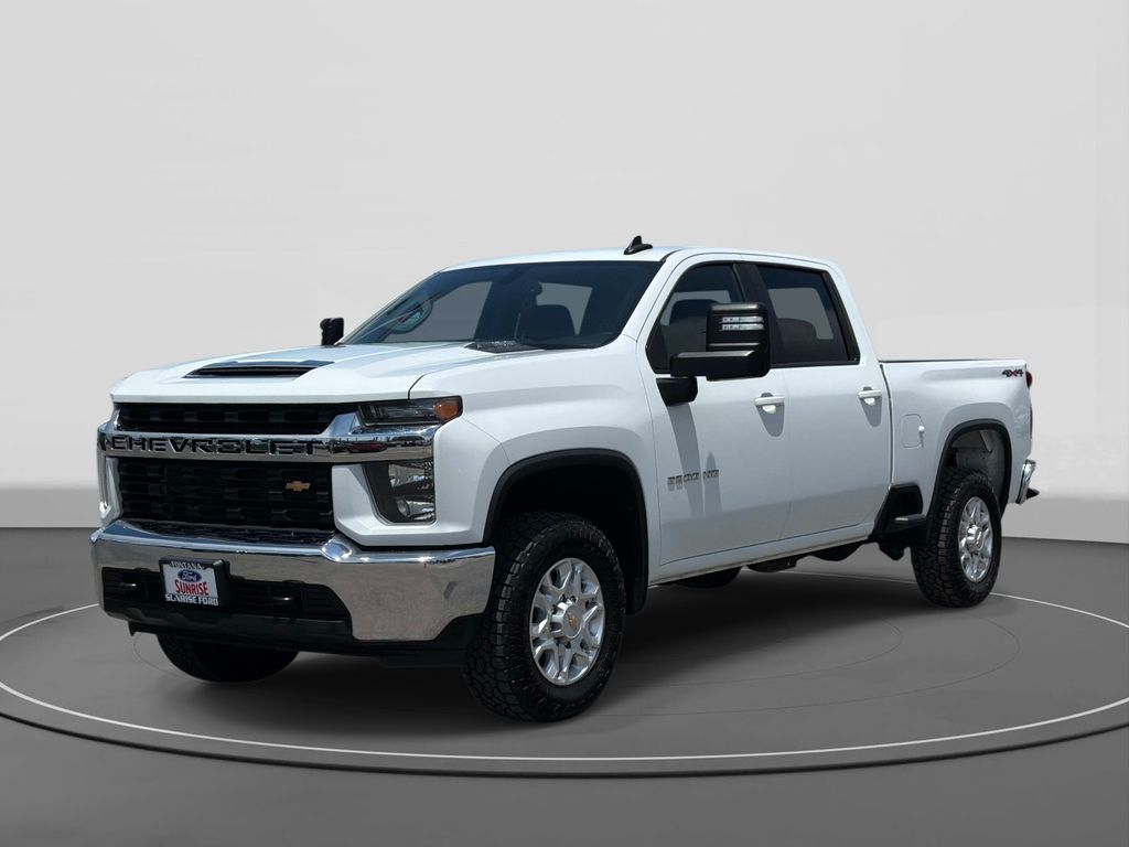 Summit White 2021 Chevrolet Silverado 2500HD Pickup Truck Four-Wheel Drive Automatic