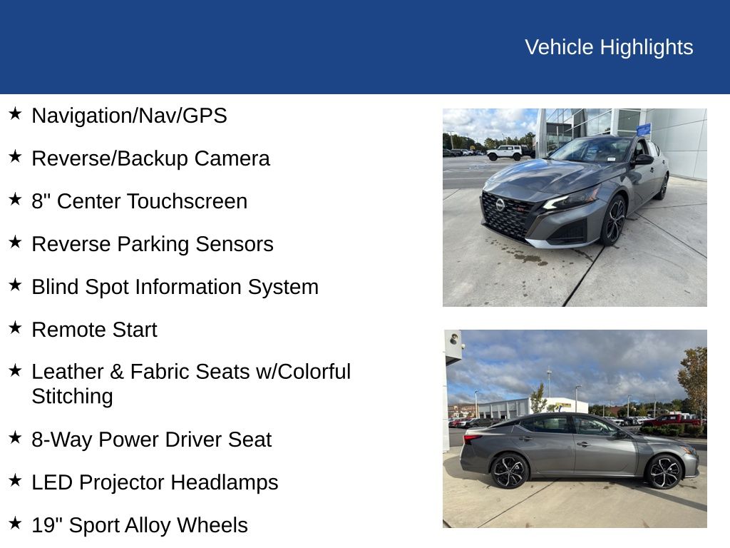 2023 Nissan Altima SR FWD