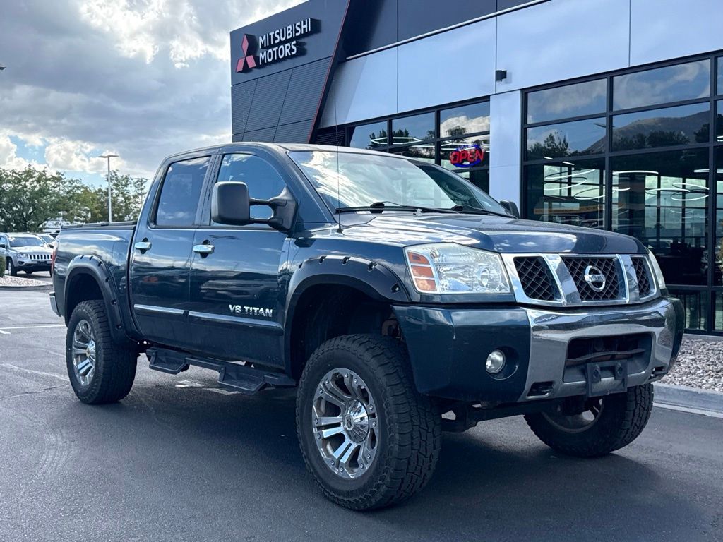Deep Water 2007 Nissan Titan Pickup Truck Four-Wheel Drive 5-Speed Automatic