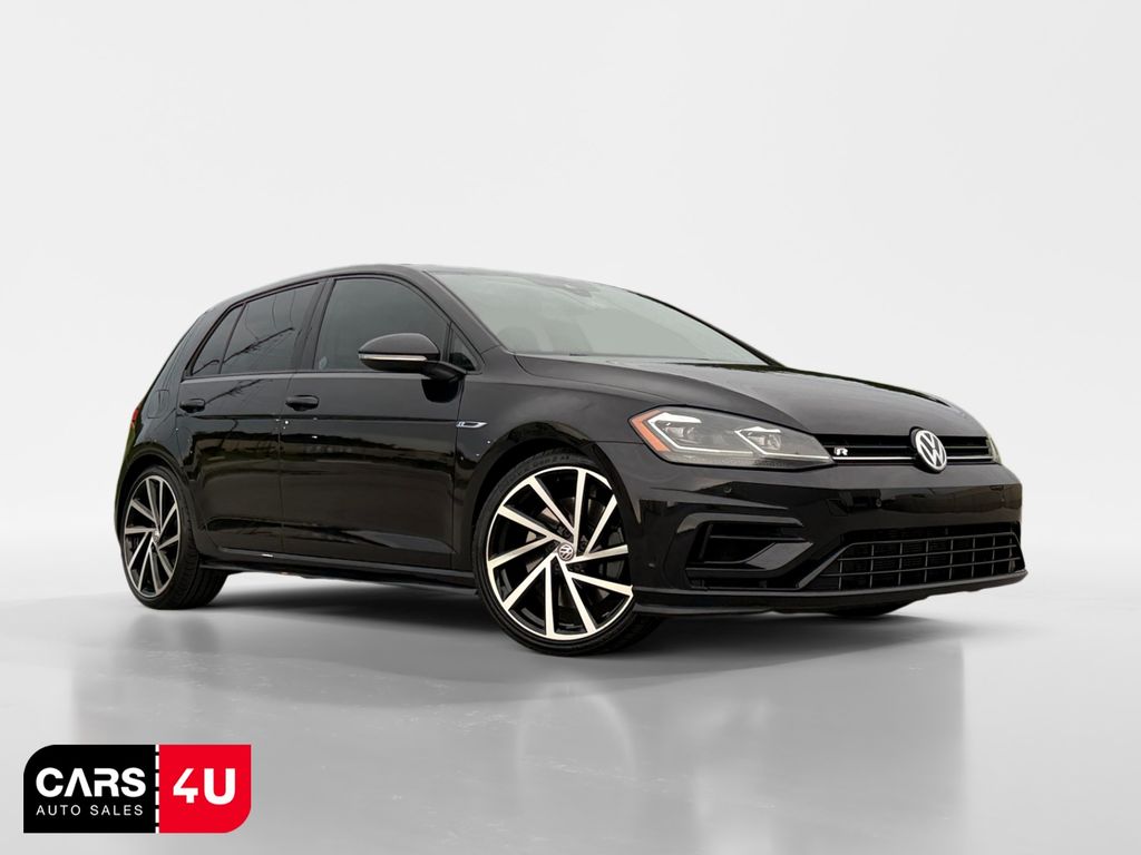Black 2018 Volkswagen Golf R Hatchback All-Wheel Drive 7-Speed Dual Clutch