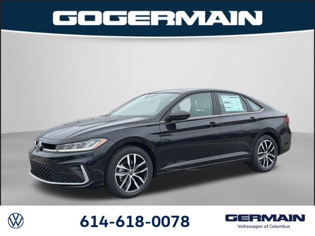 Deep Black Pearl 2026 Volkswagen Jetta Sedan Front-Wheel Drive 8-Speed Automatic