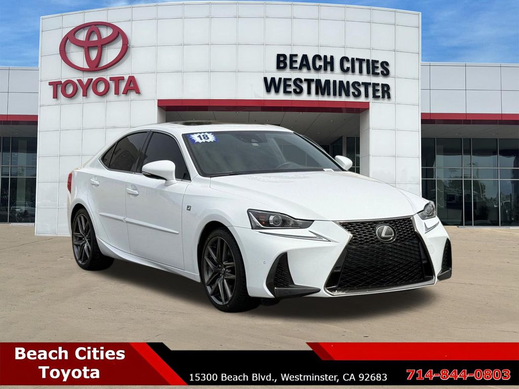 Ultra White 2018 Lexus IS 300 RWD Sedan Rear-Wheel Drive 8-Speed Dual Clutch