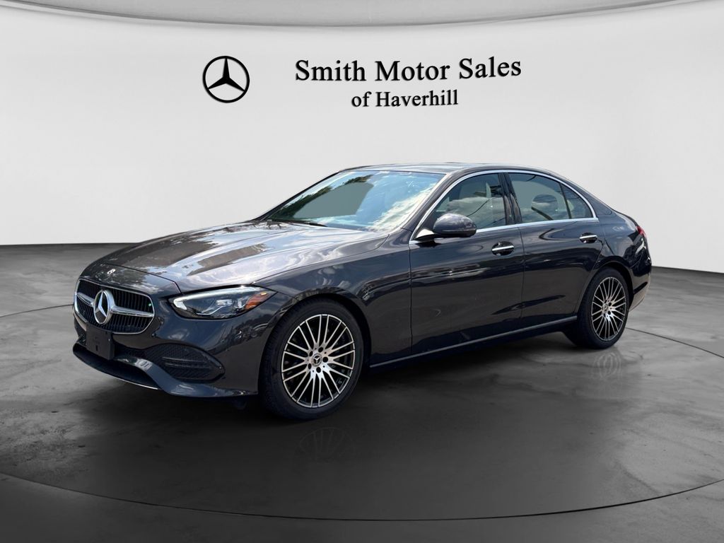 Gray Metallic 2026 Mercedes-Benz C-Class Sedan All-Wheel Drive 9-Speed Automatic