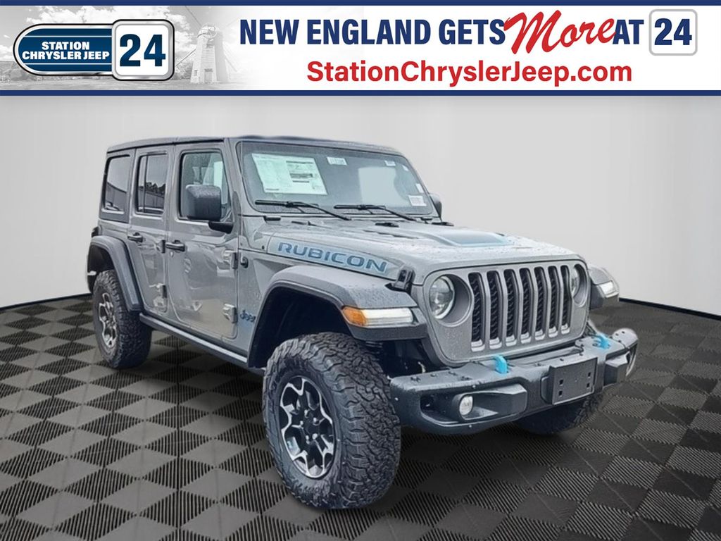 Sting-Gray Clearcoat 2023 Jeep Wrangler 4xe Rubicon 4WD SUV / Crossover Four-Wheel Drive 8-Speed Automatic