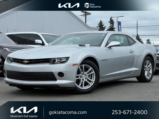 Silver Ice Metallic 2015 Chevrolet Camaro Coupe Rear-Wheel Drive 6-Speed Manual