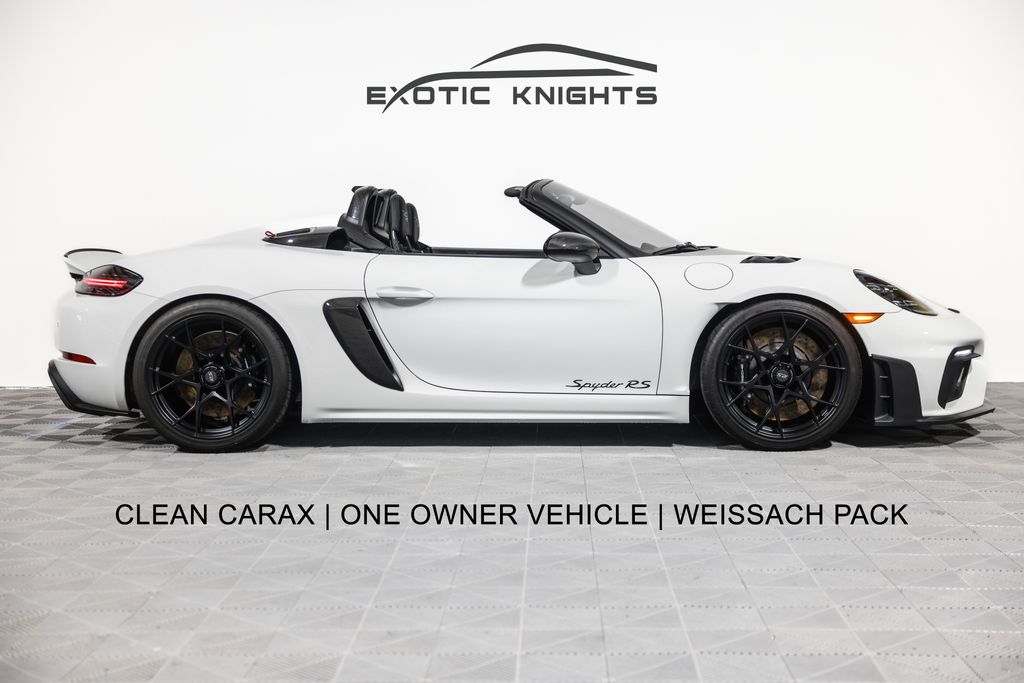 2024 Porsche 718 Boxster Spyder RS RWD Convertible Rear-Wheel Drive 7-Speed Dual Clutch