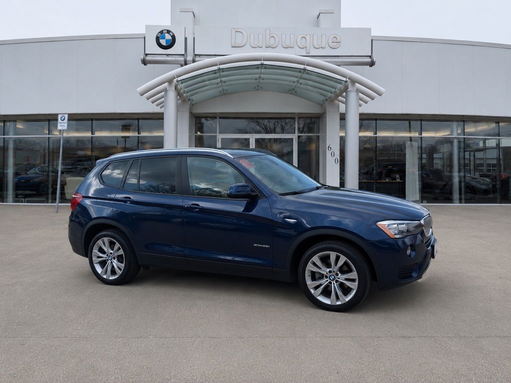 Deep Sea Blue Metallic 2016 BMW X3 SUV / Crossover All-Wheel Drive 8-Speed Automatic