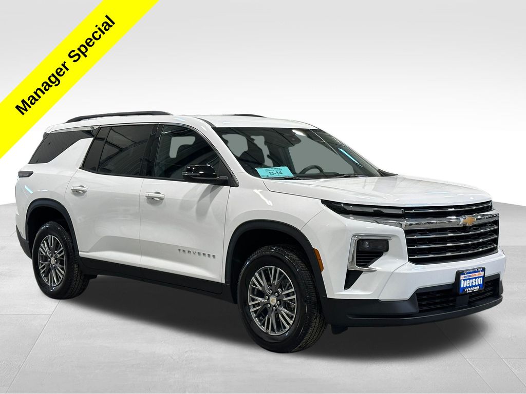 Summit White 2026 Chevrolet Traverse LT AWD SUV / Crossover Four-Wheel Drive 8-Speed Automatic