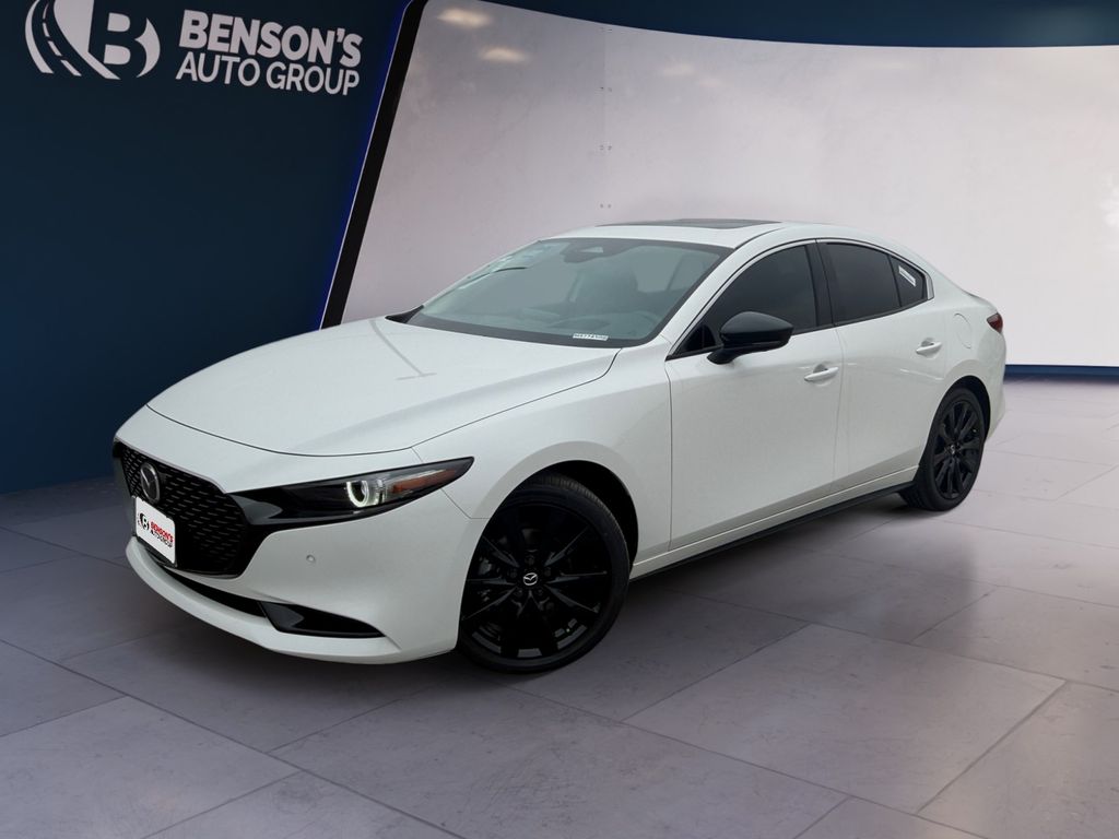 Snowflake White Pearl Mica 2026 Mazda MAZDA3 2.5 Turbo Premium Plus Sedan AWD Sedan All-Wheel Drive 6-Speed Automatic