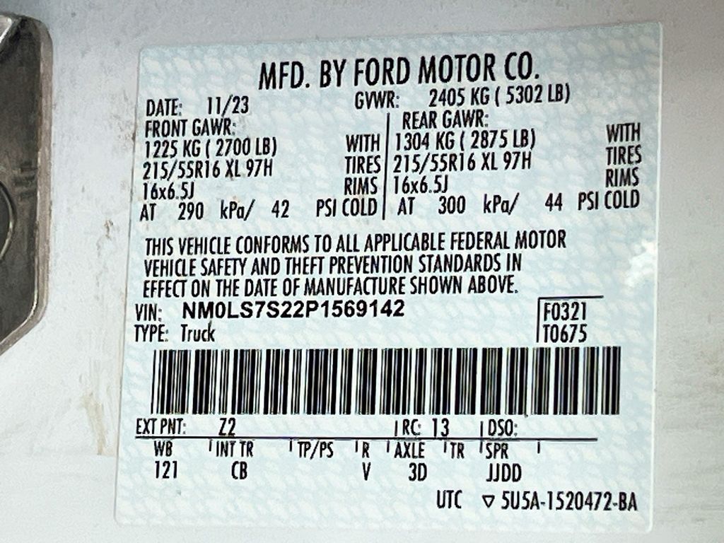 2023 Ford Transit Connect XL White at AutoSavvy Houston Southwest