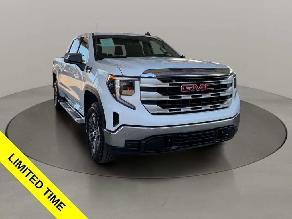 Summit White 2023 GMC Sierra 1500 Pickup Truck Four-Wheel Drive Automatic