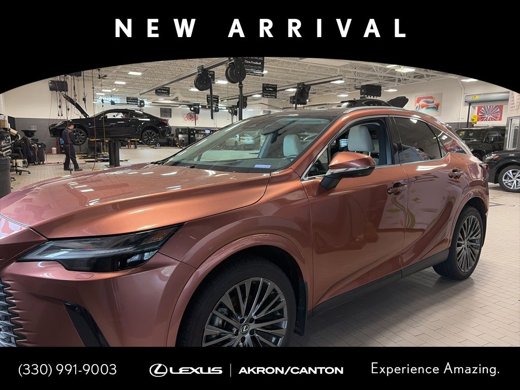 Red (Copper Crest) 2024 Lexus RX Hybrid 350h Luxury AWD SUV / Crossover All-Wheel Drive Continuously Variable Transmission