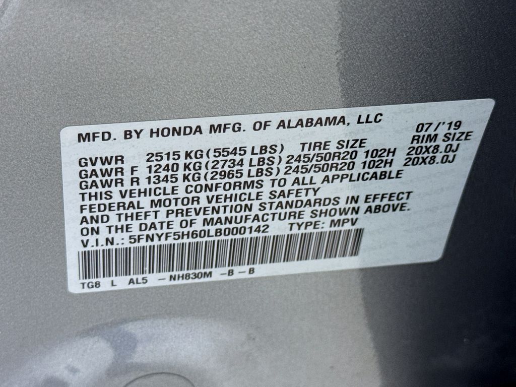 Used Car 2020 Honda Pilot  Touring For Sale Under $30,000 In Austin, Texas