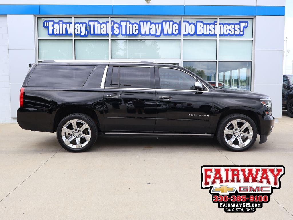 Black 2018 Chevrolet Suburban 1500 Premier 4WD SUV / Crossover Four-Wheel Drive 6-Speed Automatic Overdrive