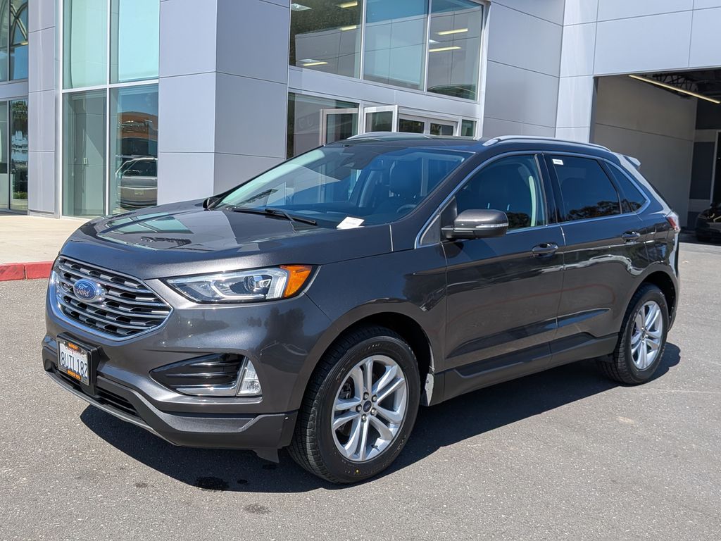 Gray (Magnetic) 2020 Ford Edge SEL FWD SUV / Crossover Front-Wheel Drive 8-Speed Automatic
