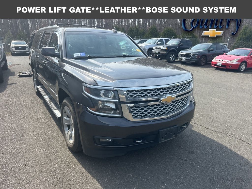 Gray (Tungsten Metallic) 2017 Chevrolet Suburban 1500 LT 4WD SUV / Crossover Four-Wheel Drive 6-Speed Automatic Overdrive